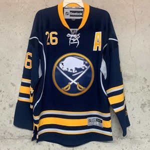 🦬Navy Buffalo Sabres Thomas Vanek “A” Jersey🦬
